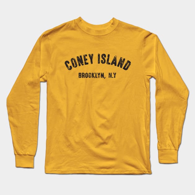 Coney Island Long Sleeve T-Shirt by retropetrol